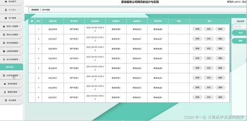 計(jì)算機(jī)畢業(yè)設(shè)計(jì)springboot家政服務(wù)公司網(wǎng)頁(yè)的設(shè)計(jì)與實(shí)現(xiàn)ui6z59