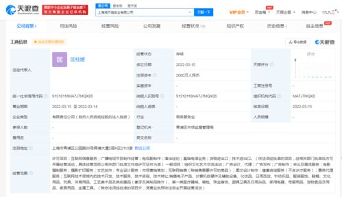 張庭夫婦投資成立實業(yè)公司